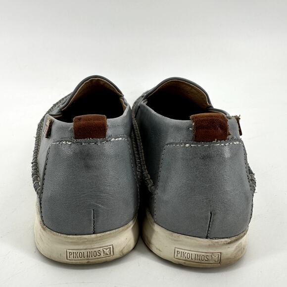 Pikolinos Gandia Moccasin Loafers Leather Water-Resistant Slip On Denim Blue 7 - Picture 5 of 6